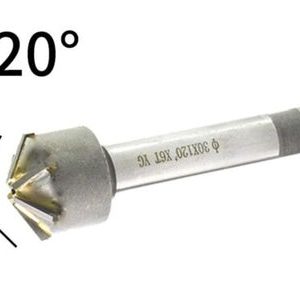 45mm (120 Degree) Shank 20mm Carbide Tip Chamfer Cutter