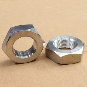 M6 x 0.75 Thin Hex Jam Left hand Thread Nuts 20 Pcs Stainless Steel
