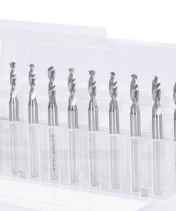 10 Pcs PCB Carbide Drill Bits 2.1 to 3.0mm