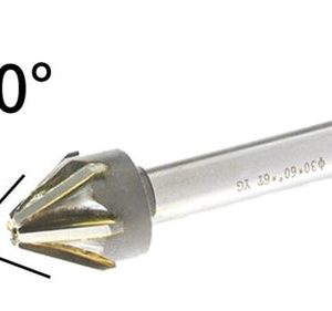60mm (60 Degree) Shank 20mm Carbide Tip Chamfer Cutter