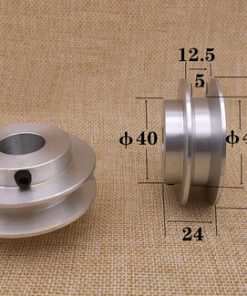 OD 60 mm Bore 20 mm V-Belt Pulley for A Section 1/2" V Rubber Belt