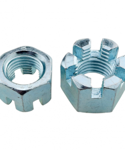 1" - 8 UNC 2 Pcs Steel Slotted Hex Castle Nuts