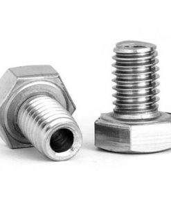 M8 x 1.25 x 50mm, Hole 4.8mm Hex Head Hollow Through Hole Screws Bolt