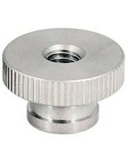 M8 x 1.25mm Knurled Thumb Nut Threaded through hole 5 Pcs