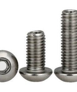 M8 x 1.25 x 45mm, Hole 4.2mm Button head hollow through hole screw bol