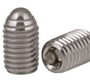 M8 x 1.25 x 30mm Spring Ball Point Socket Set / Grub Screws 304 Stainl