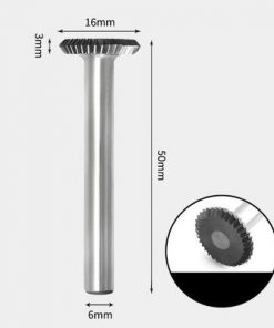 Tungsten Carbide 90 degree edge Rotary Burr Single-cut 16 x 3mm