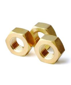 M8 x 1.25 x 4mm 20Pcs Brass Nuts