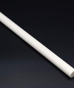 9 x 100mm High Purity Mirror Finish Alumina Ceramic Rod Refractory