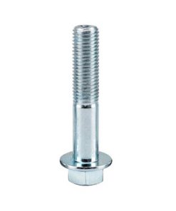 M8 x 1.25 x 55mm 5Pcs Partial Thread Grade 8.8 Zinc Plated Flanged Hex