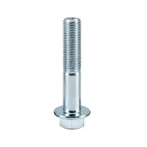 M6 x 1.0 x 90mm 2Pcs Partial Thread Grade 8.8 Zinc Plated Flanged Hexa