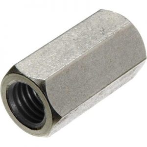 M6 x 1 x 100mm Right and Left hand Threaded Double Ended Hex Coupling