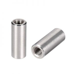 M4 x 0.7 to M8 x 1.25 Overall length 40mm 2Pcs Stainless Steel Round C