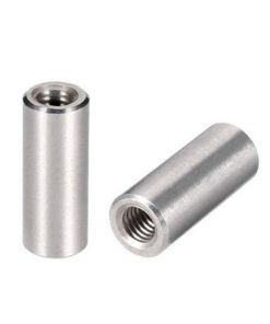 M8 x 1.25 to M10 x 1.5 Overall length 40mm 2Pcs Stainless Steel Round