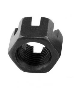 M8 x 1.0 Steel Locknut Slotted Hex Castle Nuts 10Pcs