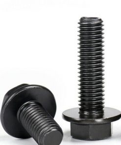 M8 x 1.25 x 30mm Flanged Hexagon Head Bolt 5Pcs
