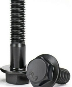 M8 x 1.25 x 50mm Flanged Hexagon Head Bolt 5Pcs