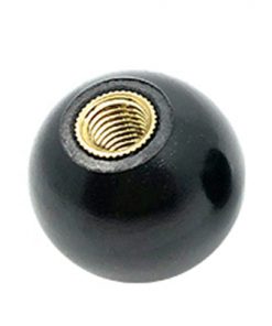 5 Pcs Black Bakelite Ball Handle Nut Knob Brass thread M12 x 1.75