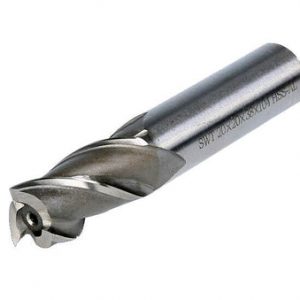 Cutting Diameter 9mm Overall Length 95mm 3 Flute HSS-AL End Mill Cutte