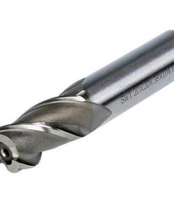 Cutting Diameter 2mm Overall Length 63mm 3 Flute HSS-AL End Mill Cutte