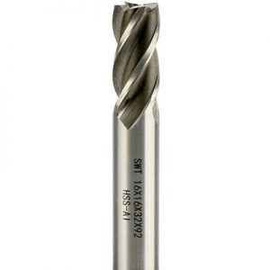 Cutting Diameter 9mm Overall Length 95mm 4 Flute HSS-AL End Mill Cutte